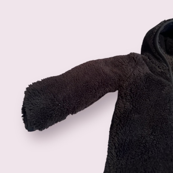 NWT Baby Nike Black Fleece Zip Front Hoodie One Piece Size 6 Months - Picture 7 of 8